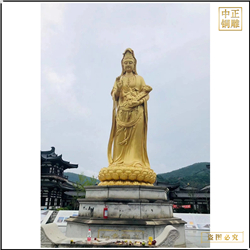 大型觀音菩薩佛像鑄造廠